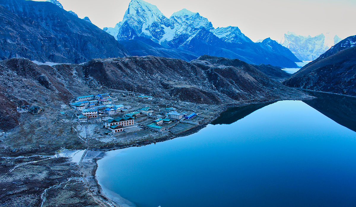 gokyo ariel view