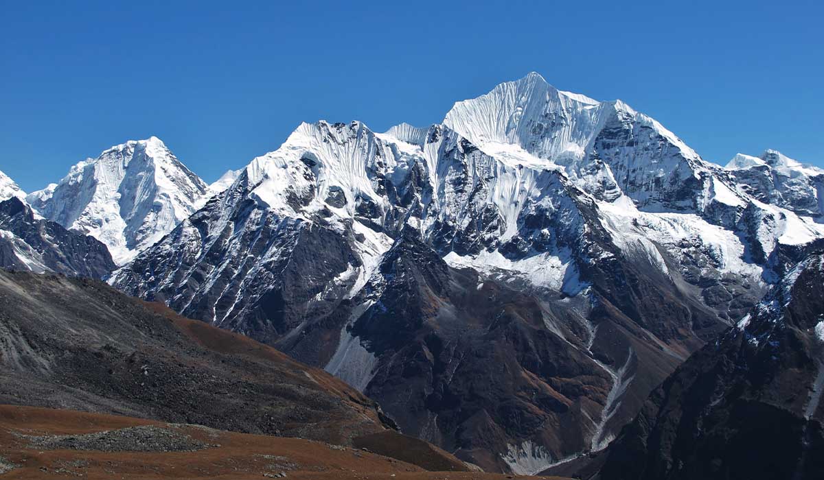 beautiful view from tsergo ri langtang region