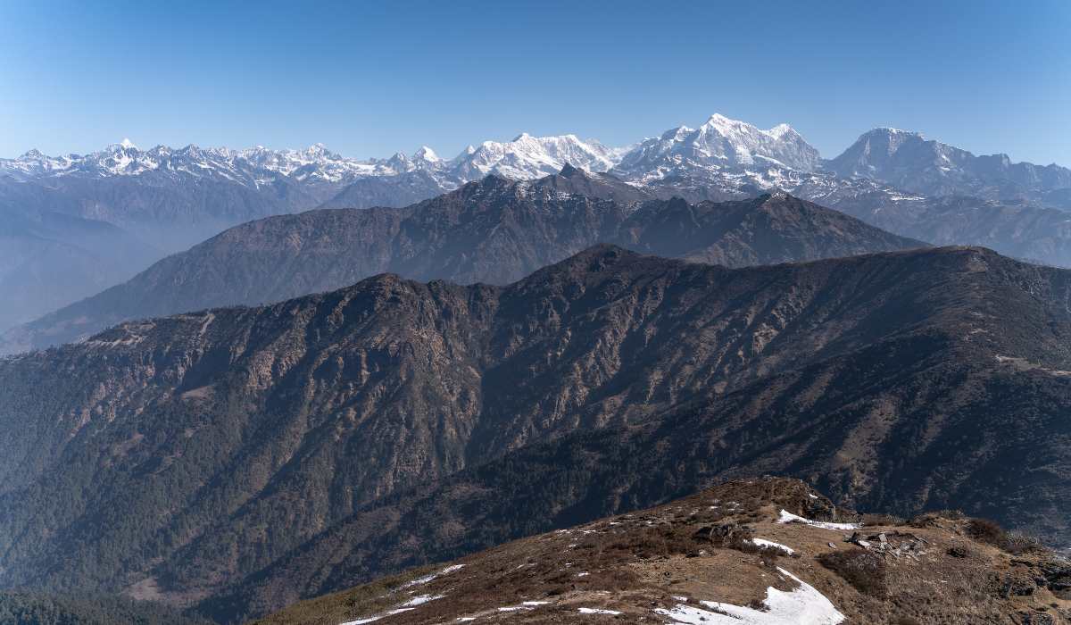 The mountains view from Pikey peak