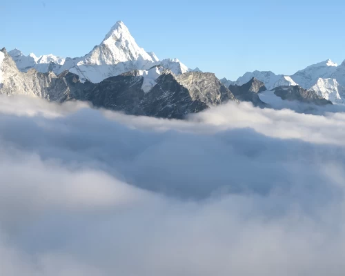 Amadablam Above The Cloude 