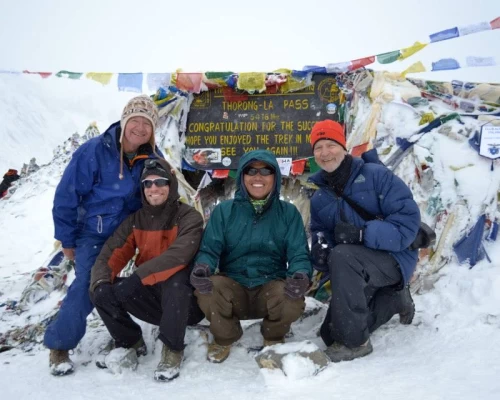 At Thorang La Pass Jpeg