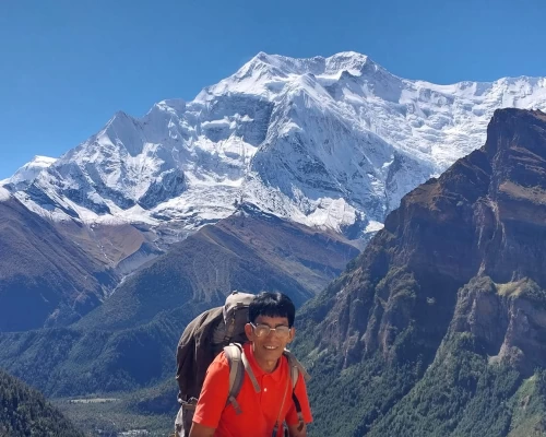 Beautiful Valley With Annapurna