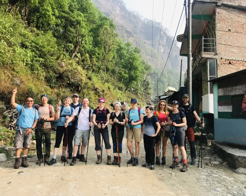 Begining Of Manaslu Circuit Trekking 
