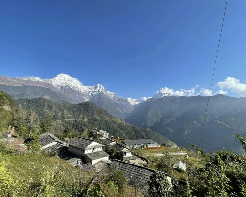 Ghanduk With Annapurna 