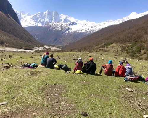 Looking Over The Mountain Valley View 
