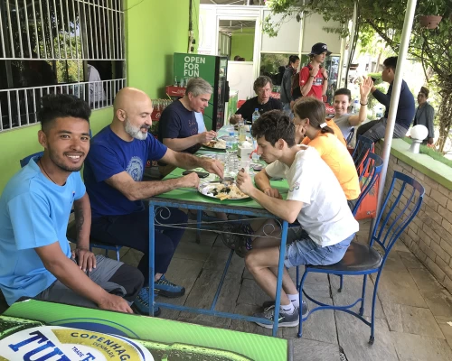 Lunch Stop Bigining Of Langtang Trek 