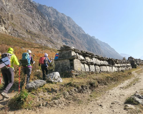 Mane Wal Above Langtang Village 