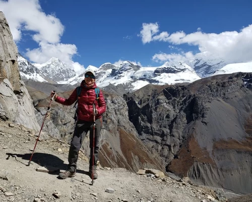 On The Way To High Camp 