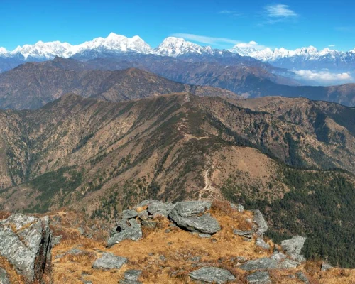 Pikey Peak Trek View With Beautiful Seen