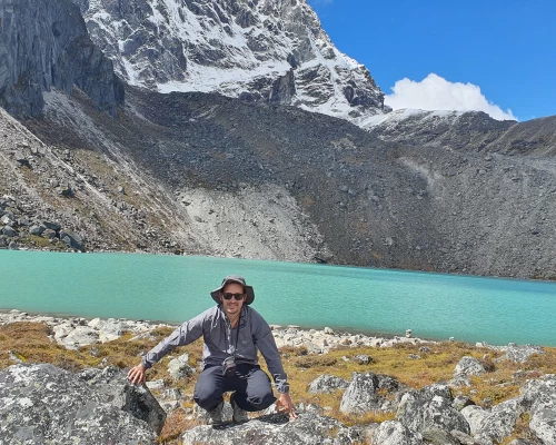 Second Lake In Gokyo Valley
