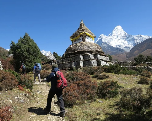 Stupa With Mount Ama Dablam